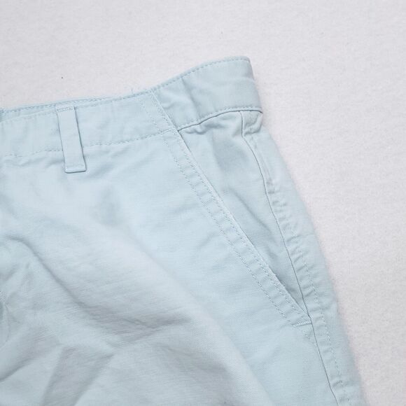 Gap Light Wash Casual Button Zip Chino Short Shorts Womens Size 00 Blue - Picture 6 of 9